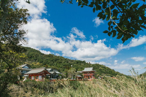 海だけではなく緑にも囲まれる宮崎県日南市の鵜戸神宮