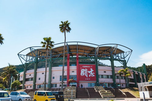 50年以上広島東洋カープがキャンプをする天福球場