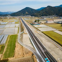 全線開通を心待ちにする東九州自動車道の日南市区間の写真