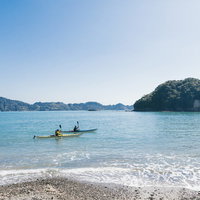 栄松ビーチで2人で海上散歩（シーカヤック）の写真