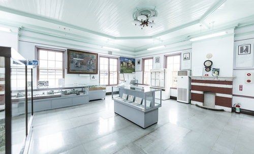 筑豊における石炭産業の貴重な資料が展示された直方市石炭記念館展示室