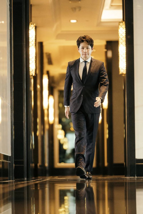 商談後のビジネスマン