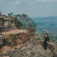 天空の寺院プレア・ヴィヒア寺院に来ましたの写真