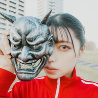 般若面を持つ鬼嫁の怒り～夫婦関係の不満と憤怒の表現の写真