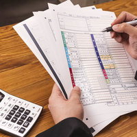 手書きで始める確定申告書の写真