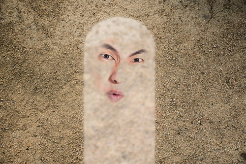 ビデオ会議のトラブルでバーチャル背景と同化、ポテトになった男性