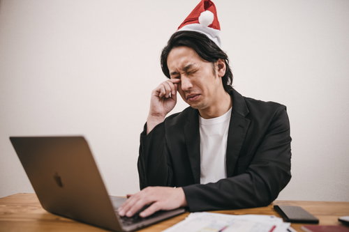 クリスマスイブなのに帰れない社畜