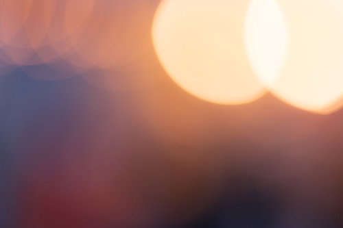 暗い中に浮かぶ丸ボケの光（テクスチャー）