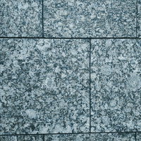 大理石模様のブロック壁（グレーのテクスチャー）の写真