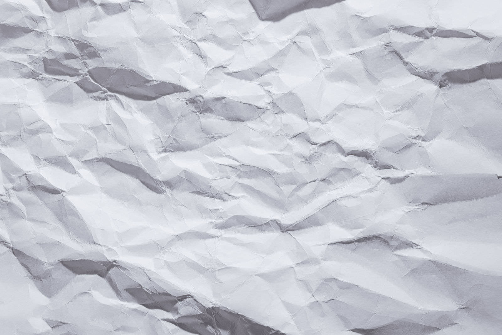 くしゃくしゃにされた白い紙のテクスチャー