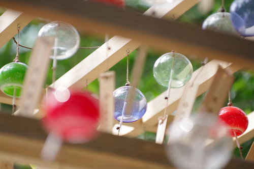 ちりんちりんと聞こえる風鈴の音（疫病鎮静祈願）