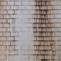 汚れた水が垂れたコンクリート壁のテクスチャの写真