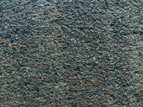 粗いコンクリート質感の擁壁ブロック表面テクスチャ