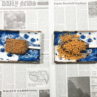 チキン味のラーメン菓子つきチョコアイスバーを自力で再現して比較の写真