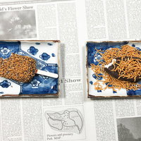 チキン味のラーメン菓子つきチョコアイスバーを自力で再現して比較の写真