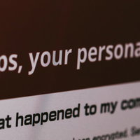 ランサムウェアのビットコイン身代金要求画面の写真