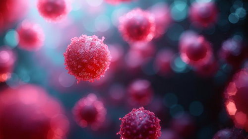 立体感と透明感が際立つ細胞の宇宙