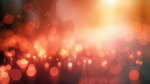 舞い踊るように散りばめられた大小の光の粒