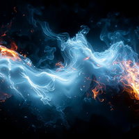 対極のエレメントが織りなす光と影の写真