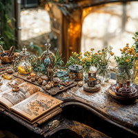 知恵と香草が彩るクラフト空間の写真