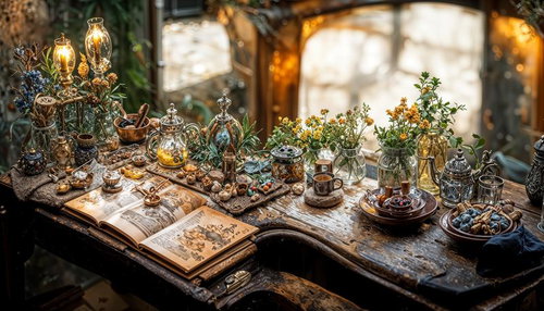 知恵と香草が彩るクラフト空間