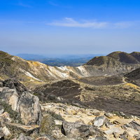 久住山と三俣山の火山地帯（大分県の日本百名山）の写真