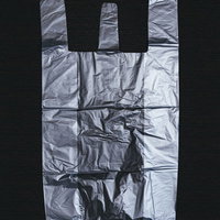 レジ袋1枚（シルバーグレー）の写真