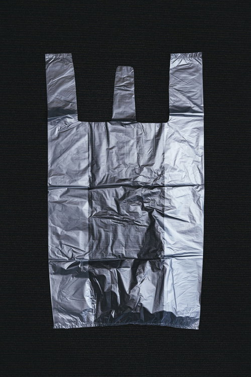 レジ袋1枚（シルバーグレー）