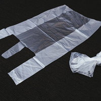 レジ袋有料化に伴い再利用するビニール袋と買い物の写真