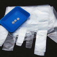 レジ袋有料化で3円かかった時の白いビニール袋と硬貨の写真