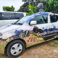 宮古島で見かけたGoogle Street Viewの撮影車の写真