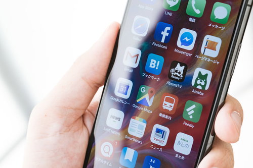 よく使うアプリのホーム画面