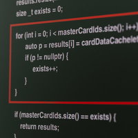 説明箇所を赤線で囲むC++のソースコードの写真
