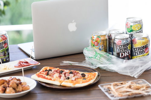 エンジニアと飲みながら打ち上げ