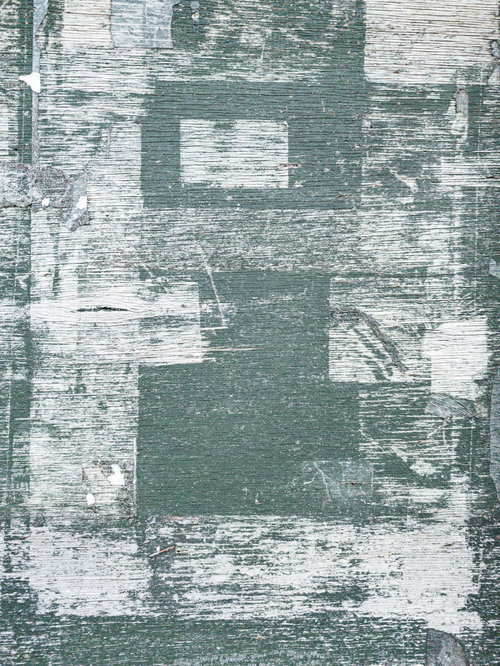 テープ跡が付いた緑色のベニヤ板（テクスチャー）