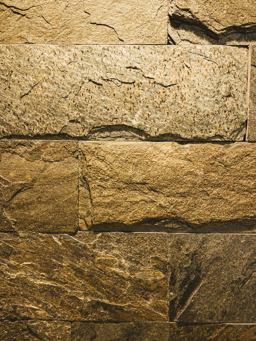 切り出した石を重ねた壁のテクスチャー