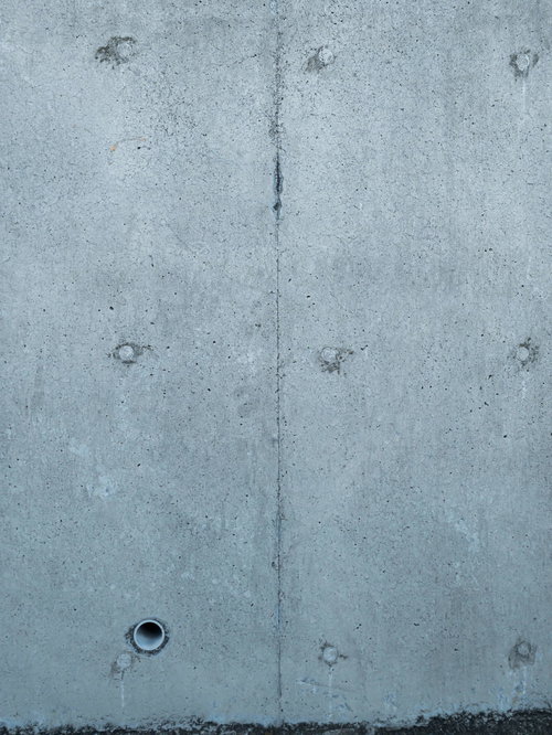 コンクリート打ちっぱなしの擁壁のテクスチャ