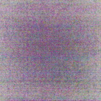 ザーザーザーと鳴り響くテレビの砂嵐ノイズの写真