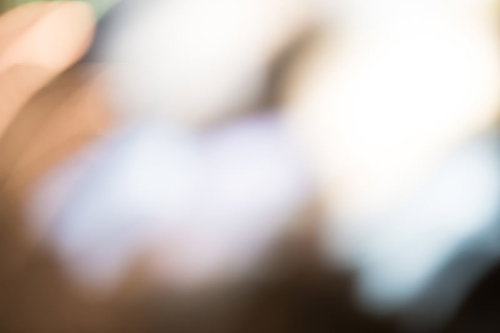 ボヤけた街の明かりのボケ