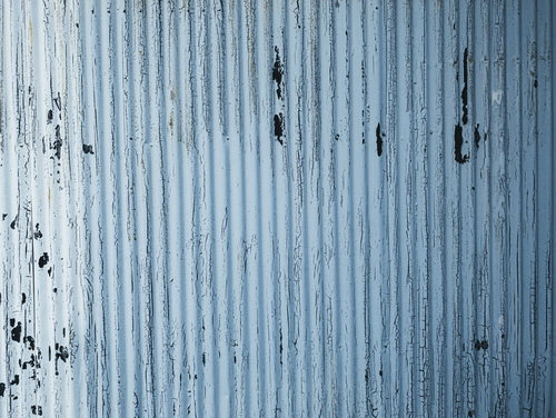 なみなみの波板テクスチャー、錆びた金属板