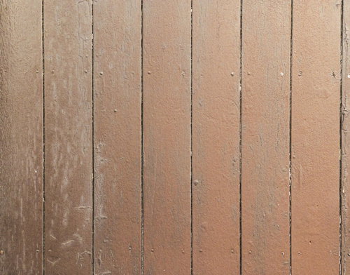 塗装で木目が隠れた板壁のテクスチャー