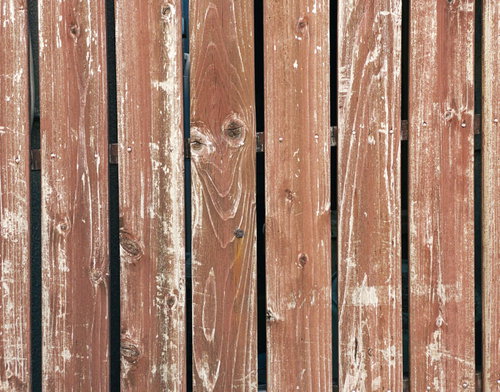 塗装の剥げた板壁のテクスチャー