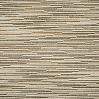 細長いベージュタイルが並ぶ外壁のテクスチャの写真