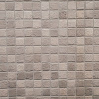 小さいグレータイルの外壁テクスチャーの写真