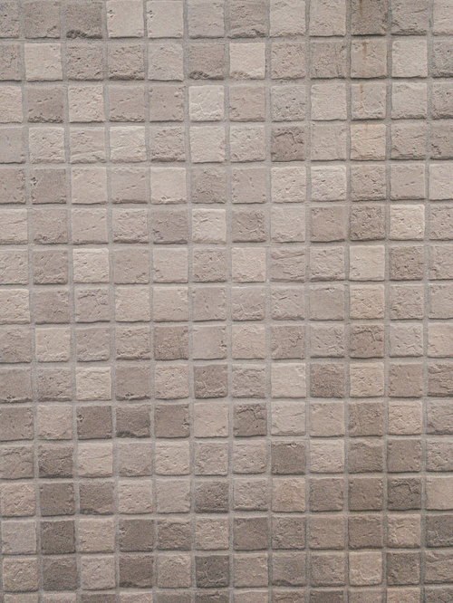 小さいグレータイルの外壁テクスチャー