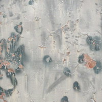 錆が浮いてきた鉄壁のテクスチャーの写真