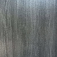 グレーの木目テクスチャー、縦縞模様の板壁の写真