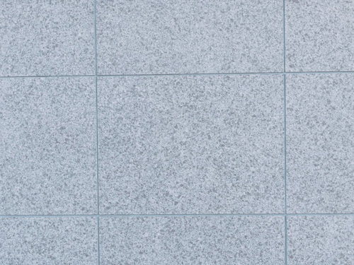 真新しい石材タイルのテクスチャーとグレー目地