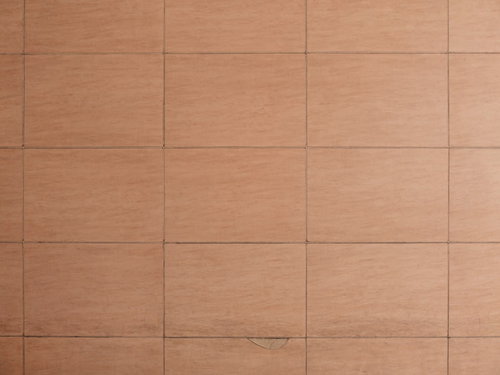 補修跡がある石材タイルの床面テクスチャ