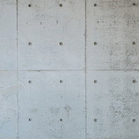 コンクリート打ちっぱなしの壁面テクスチャーの写真